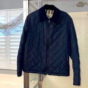 Burberry navy blue jacket size medium